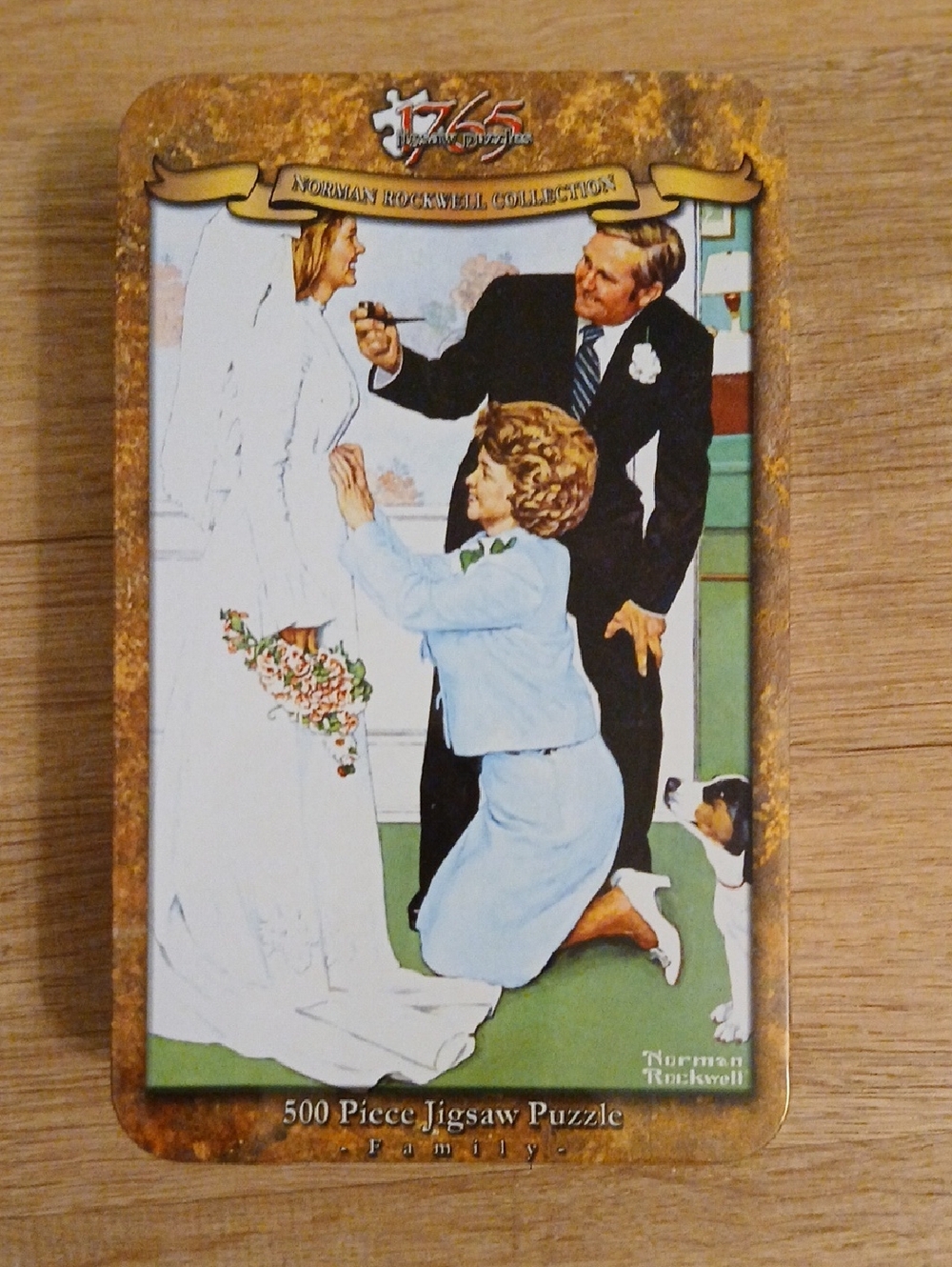 Norman Rockwell Wedding Scene Puzzle